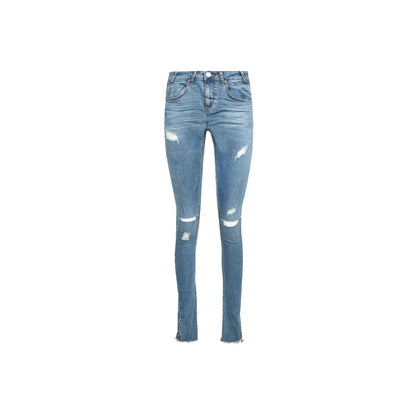  - Blue Cotton Jeans & Pant