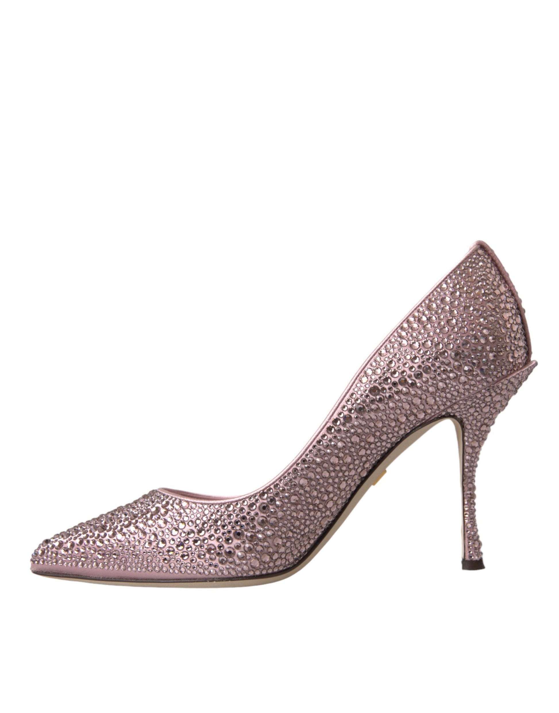 Pink Strass Crystal Heels Pumps Shoes