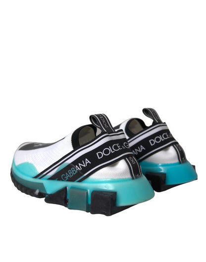  - Black White Blue Slip On Sorrento Sneakers Shoes