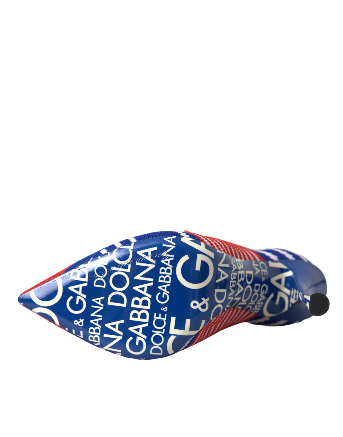 Dolce & Gabbana Red Blue Stretch Sock Style Short Boots