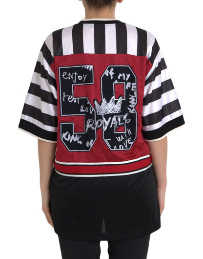 Multicolor Royals Panda Oversized T-shirt - The Luxe Alliance