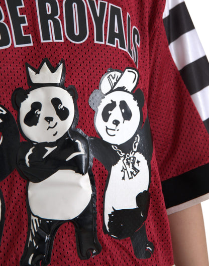 Multicolor Royals Panda Oversized T-shirt - The Luxe Alliance