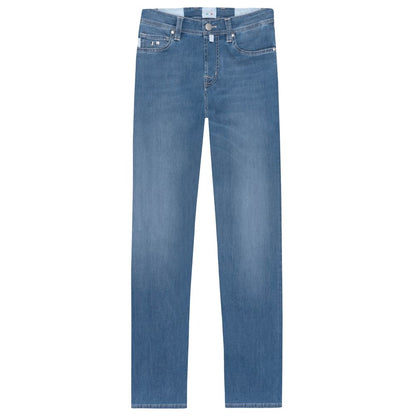  - Light Blue Cotton Jeans & Pant