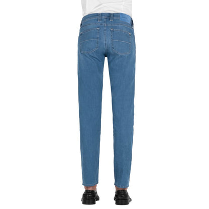  - Light Blue Cotton Jeans & Pant