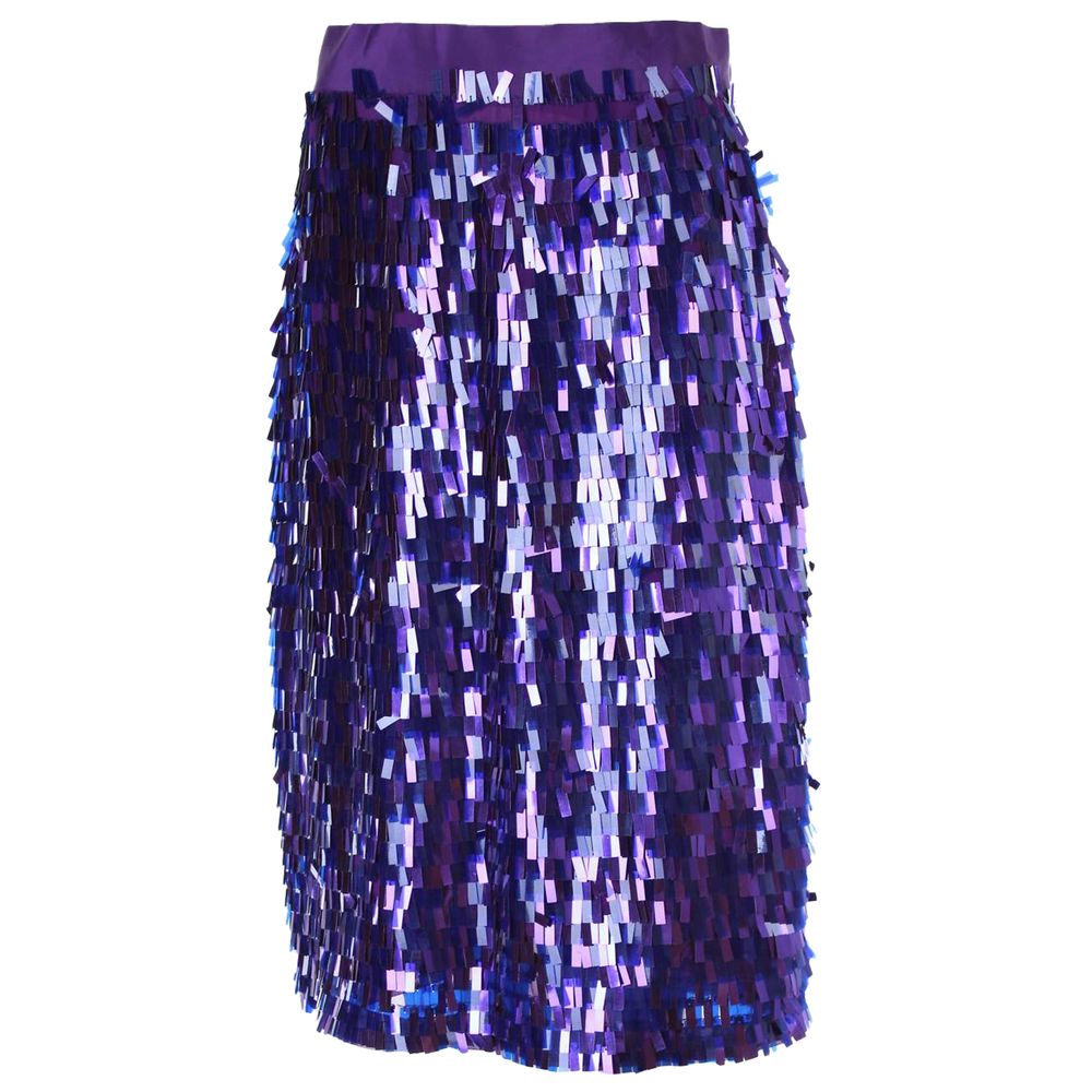  - Purple Polyester Skirt