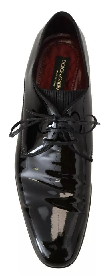  - Black Patent Leather Derby Dress Shoes