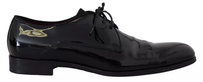  - Black Patent Leather Derby Dress Shoes