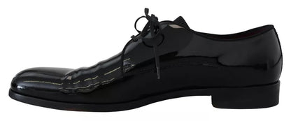  - Black Patent Leather Derby Dress Shoes