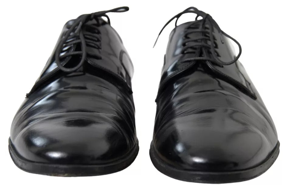  - Black Polished Leather Formal Dress Shoes