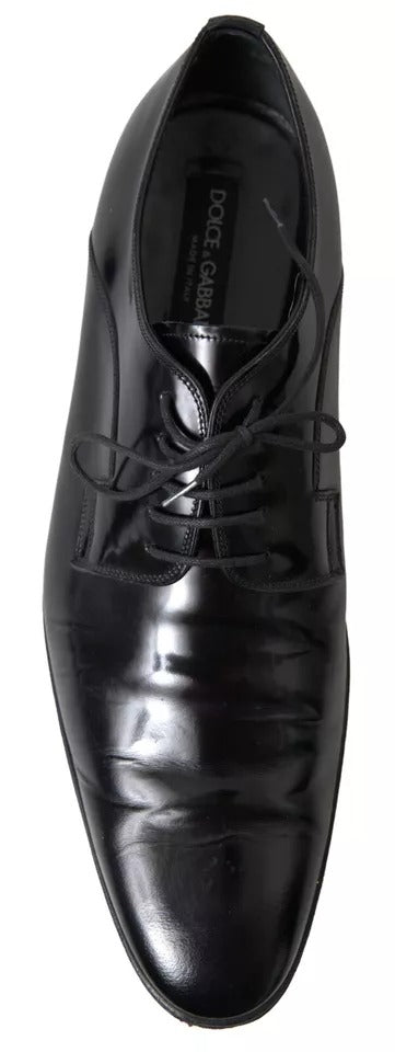  - Black Polished Leather Formal Dress Shoes