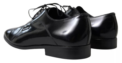  - Black Polished Leather Formal Dress Shoes