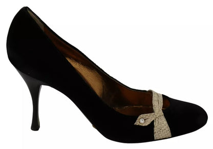  - Black Velvet Ayers High Heels Pumps Shoes