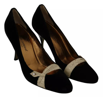  - Black Velvet Ayers High Heels Pumps Shoes