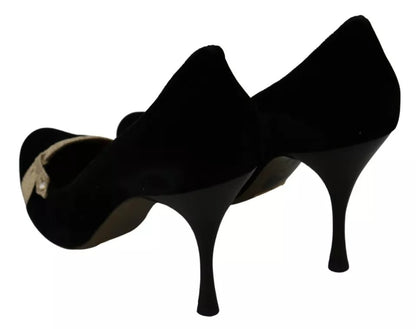  - Black Velvet Ayers High Heels Pumps Shoes