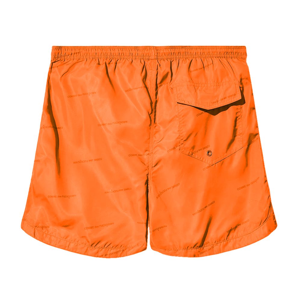  - Orange Polyester Swimwear