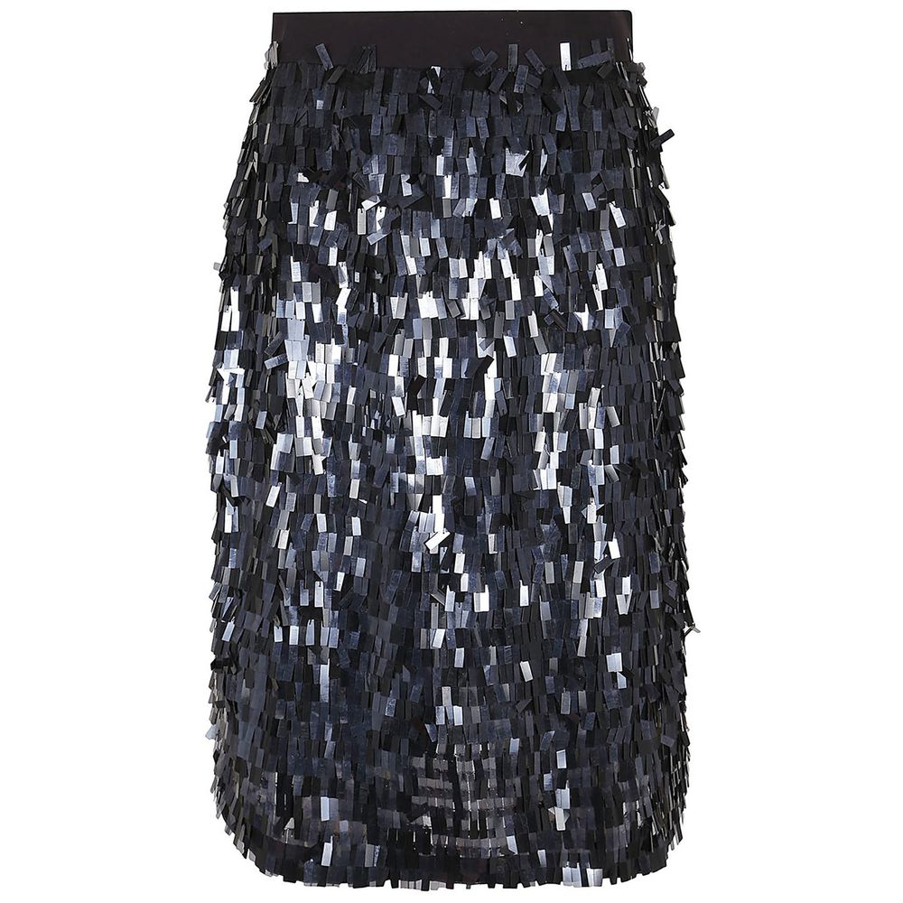  - Black Midi Sequin Skirt