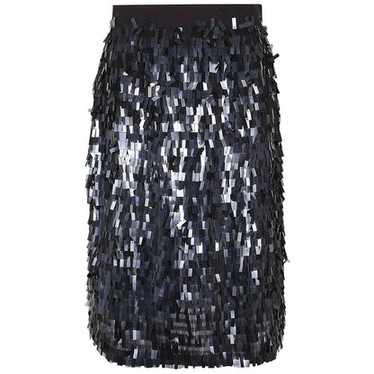  - Black Midi Sequin Skirt