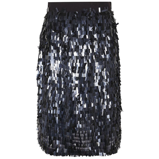  - Black Midi Sequin Skirt