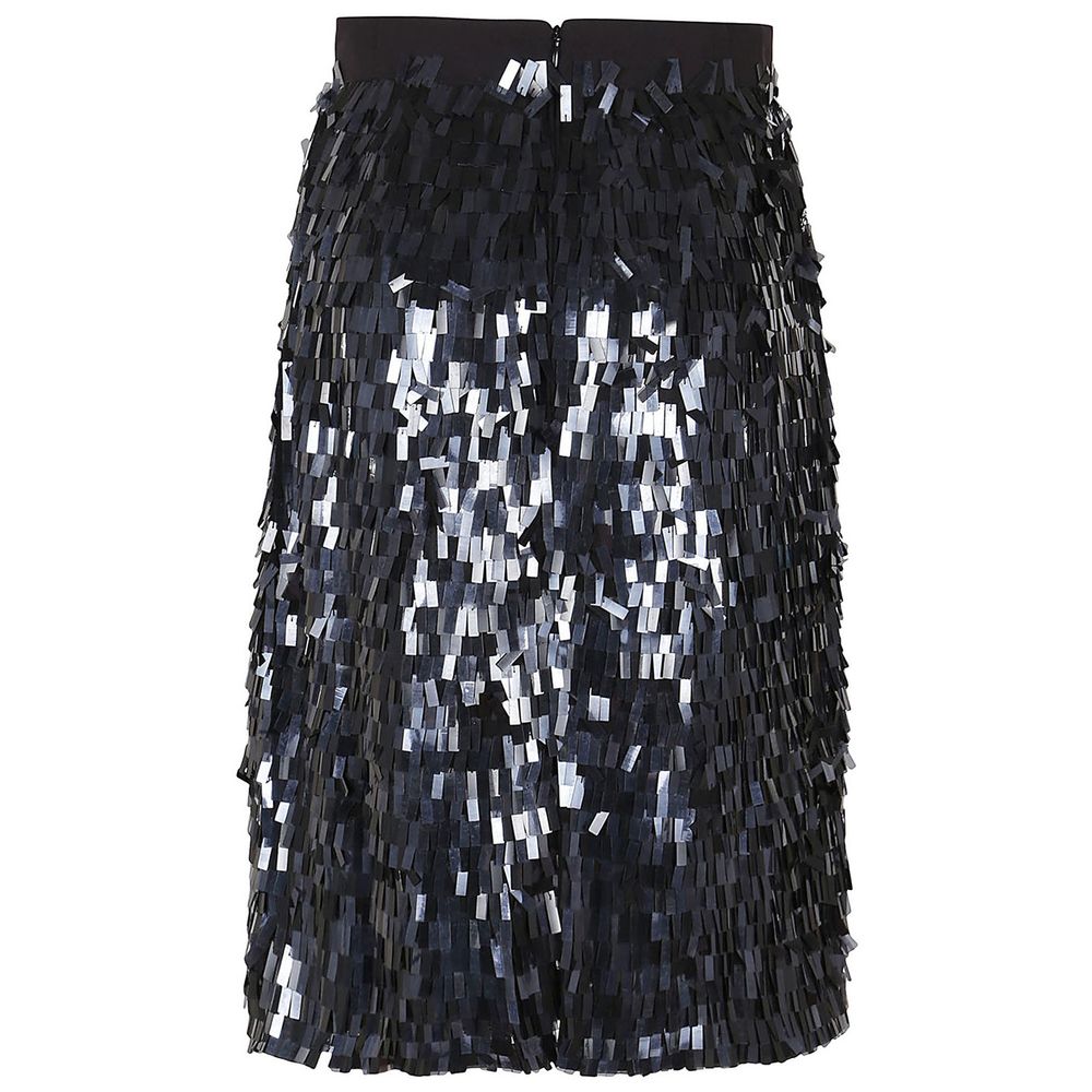  - Black Midi Sequin Skirt