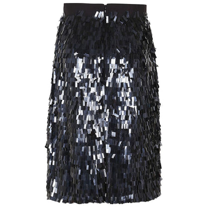  - Black Midi Sequin Skirt