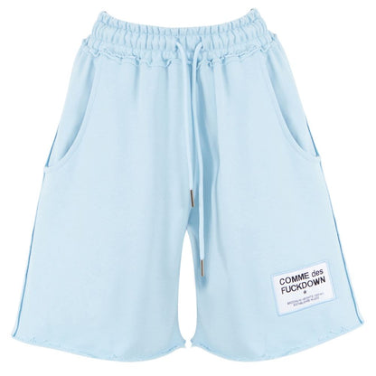  - Light Blue Cotton Short