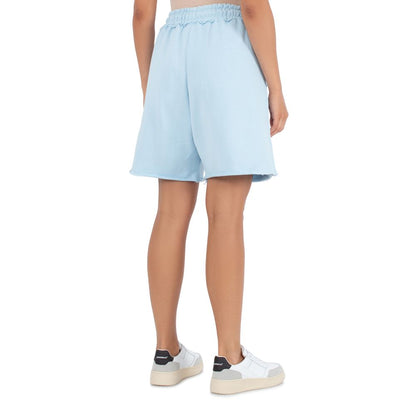  - Light Blue Cotton Short