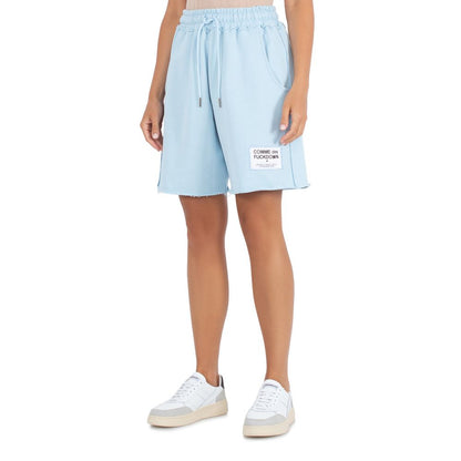  - Light Blue Cotton Short