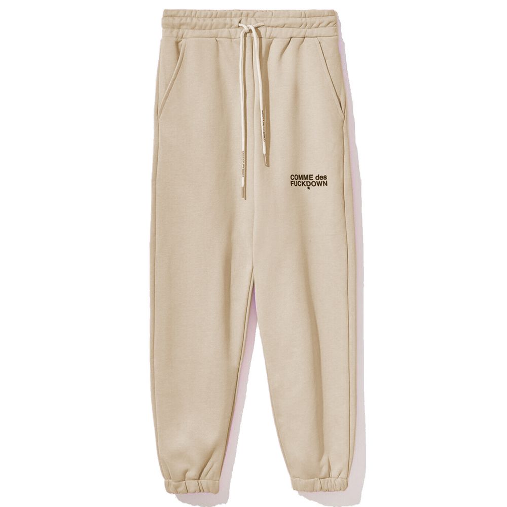  - Beige Cotton Jeans & Pant