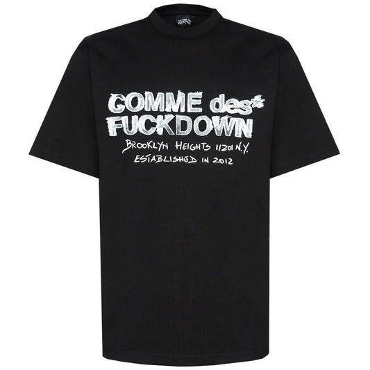  - Black Cotton T-Shirt