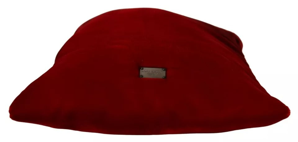 Red Velvet Logo Plaque Women Pouch Bag - The Luxe Alliance