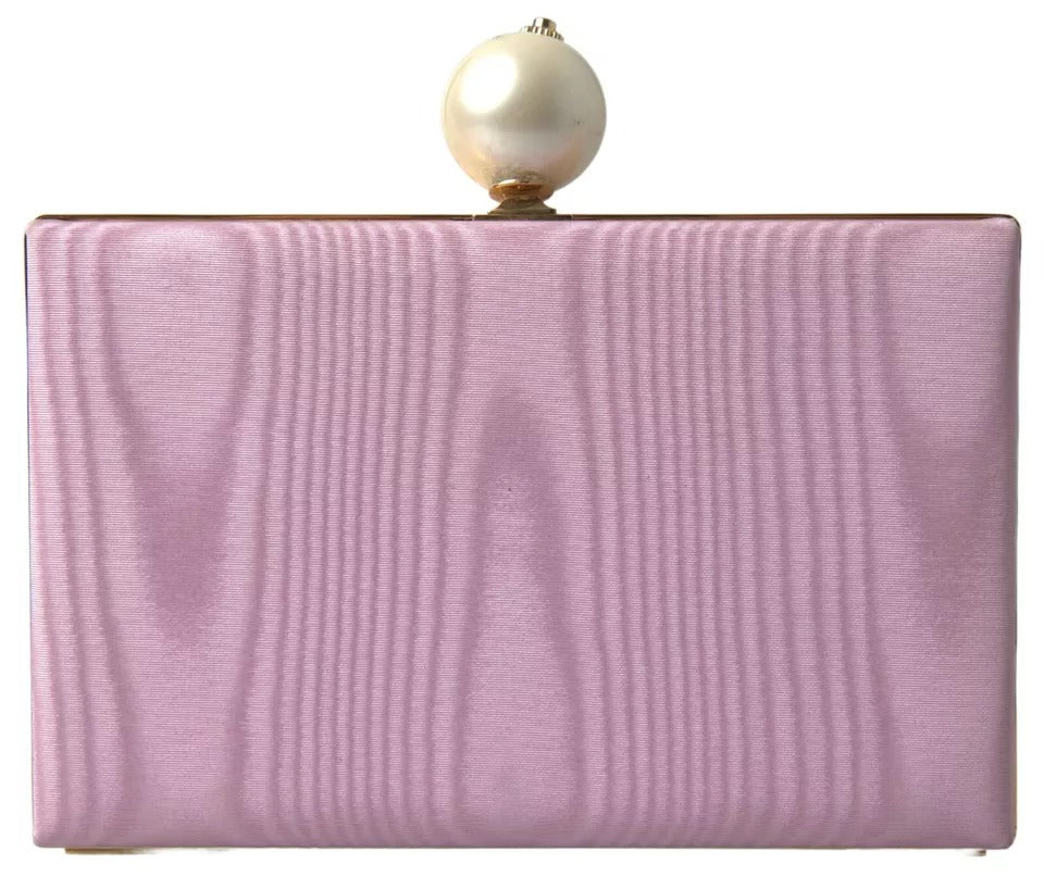 Pink Silk Gold Frame Clutch Evening Party Purse Bag - The Luxe Alliance