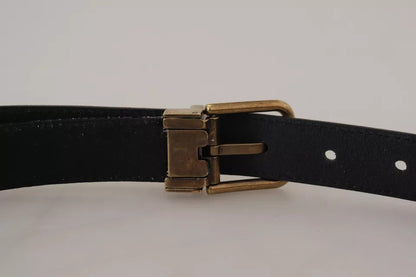 Beige Velvet Leather Gold Tone Metal Buckle Belt - The Luxe Alliance