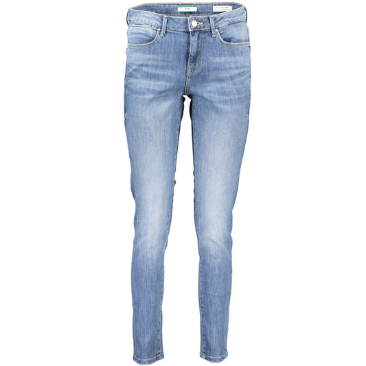  - Light Blue Cotton Women Jeans