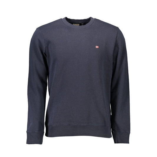  - Blue Cotton Men Sweater