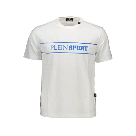  - White Cotton Men T-Shirt