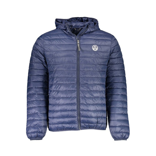  - Blue Polyamide Men Jacket