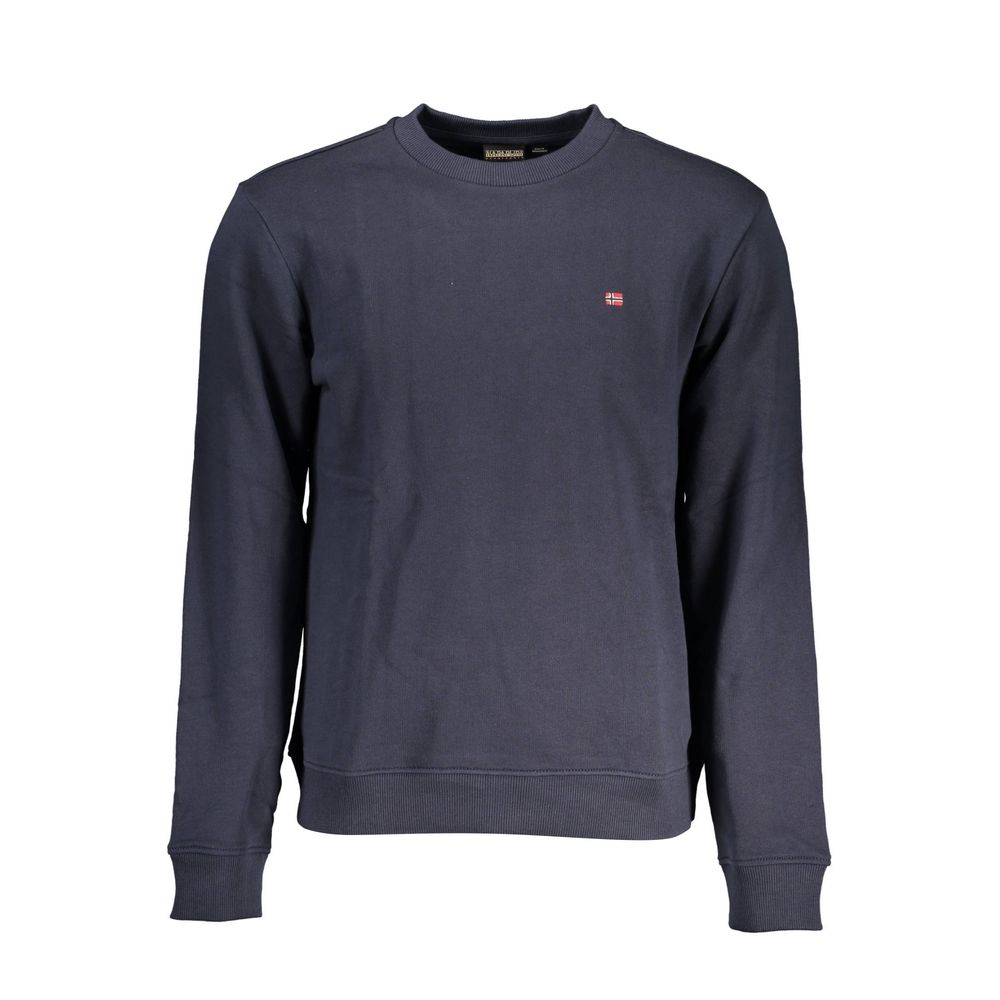  - Blue Cotton Men Sweater