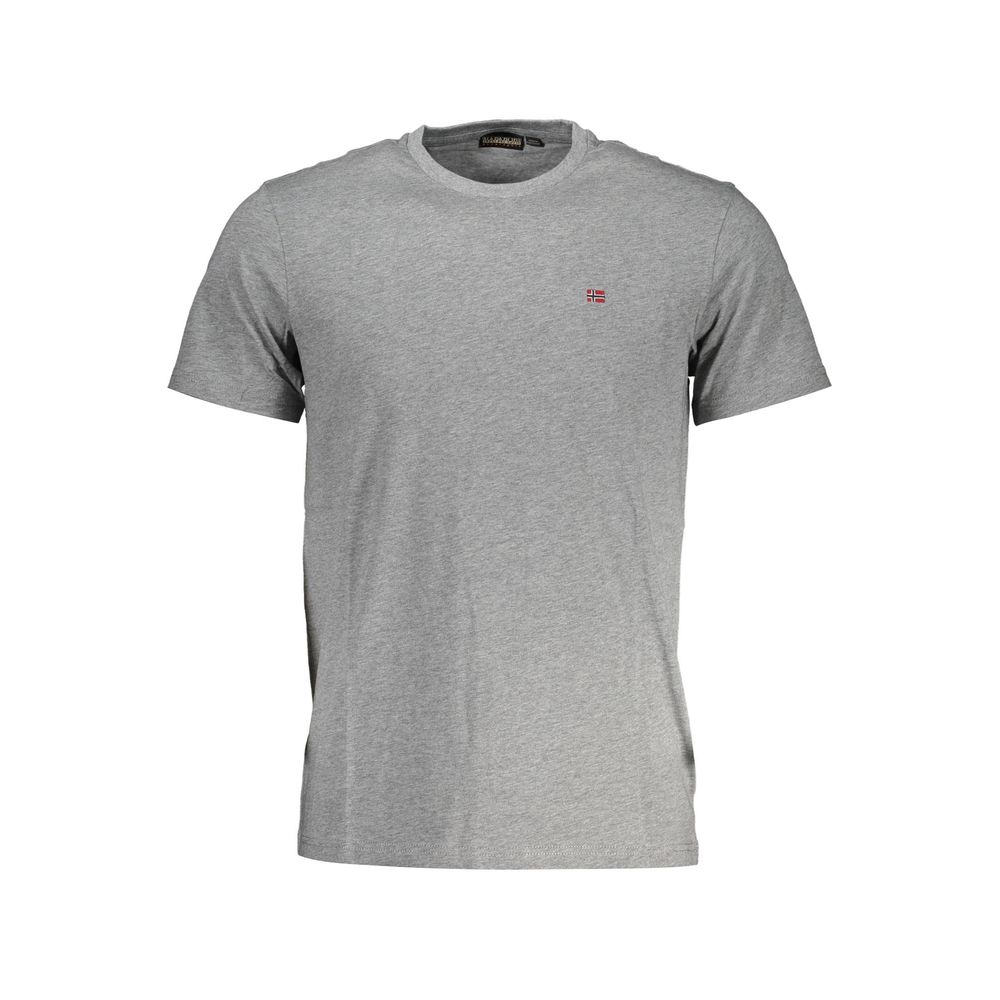 Gray Cotton Men T-Shirt - The Luxe Alliance