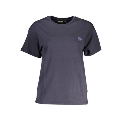 Blue Cotton Women T-Shirt - The Luxe Alliance