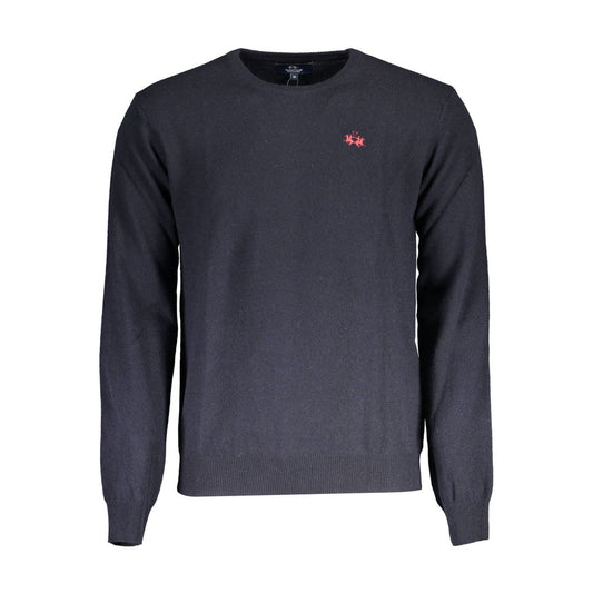  - Blue Wool Men Sweater