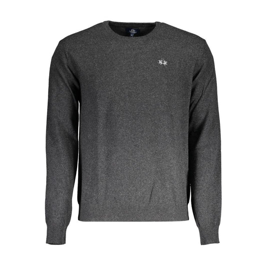  - Gray Wool Men Sweater