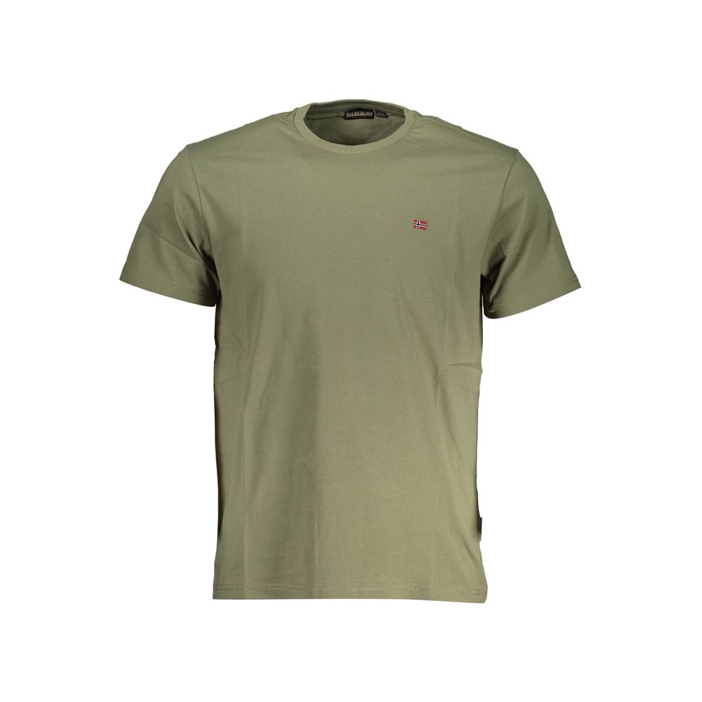 Green Cotton Men T-Shirt - The Luxe Alliance