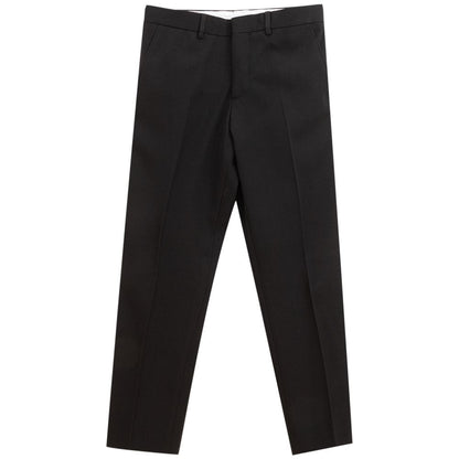  - Black Wool Jeans & Pant