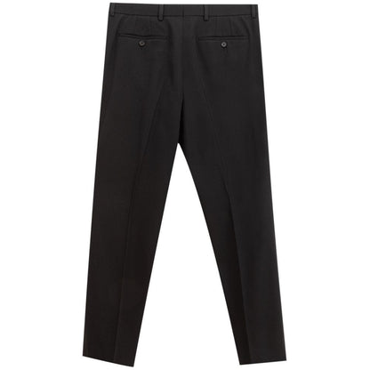  - Black Wool Jeans & Pant