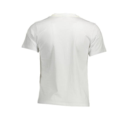  - White Cotton Men T-Shirt