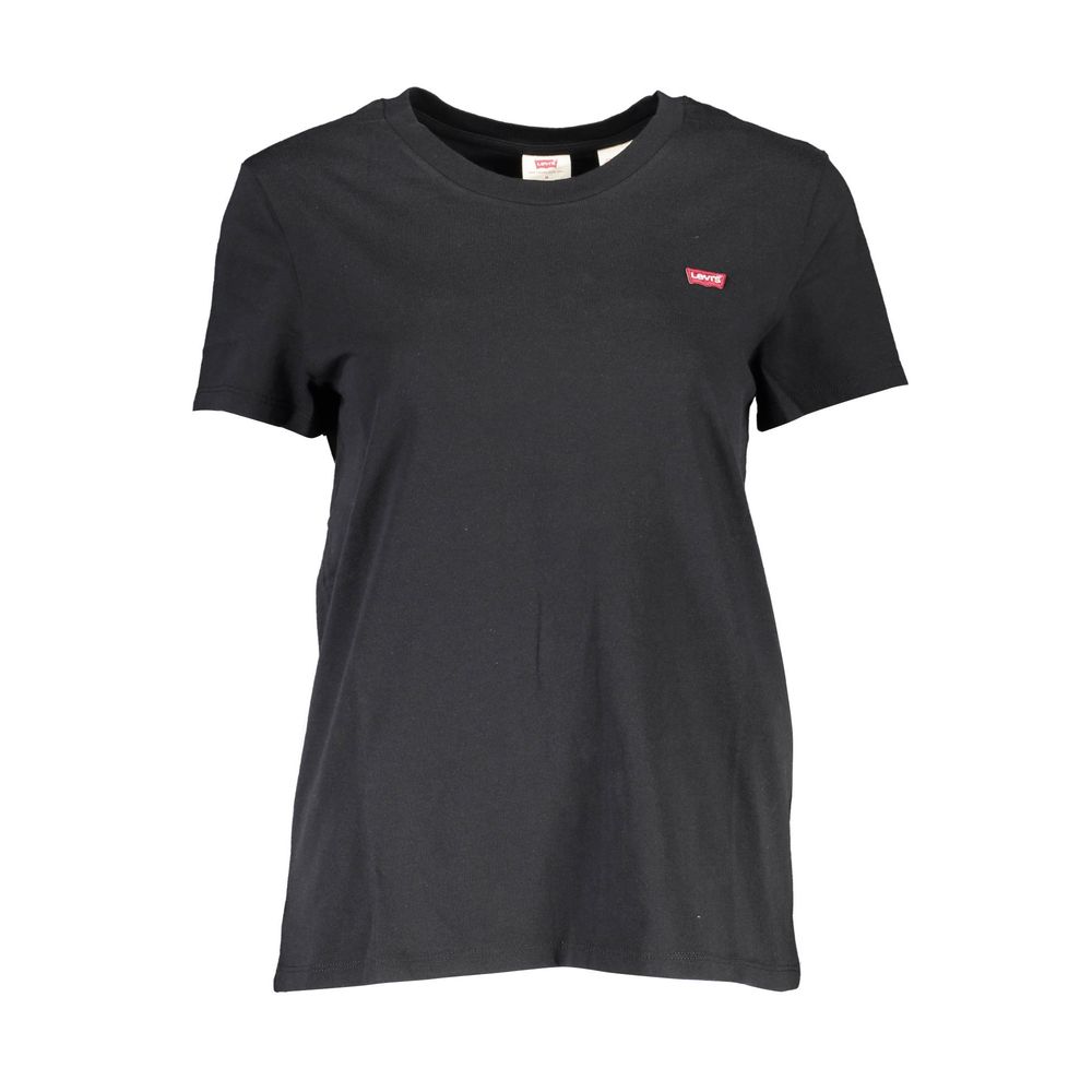 Black Cotton Women Top