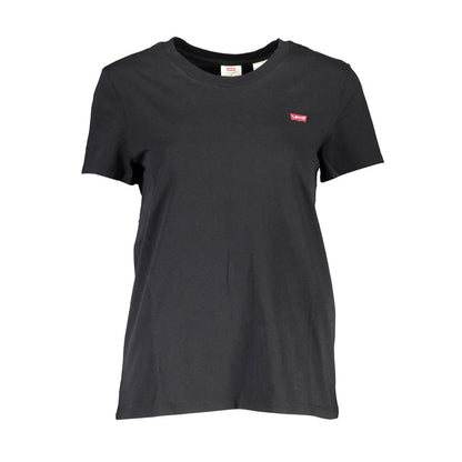  - Black Cotton Women Top