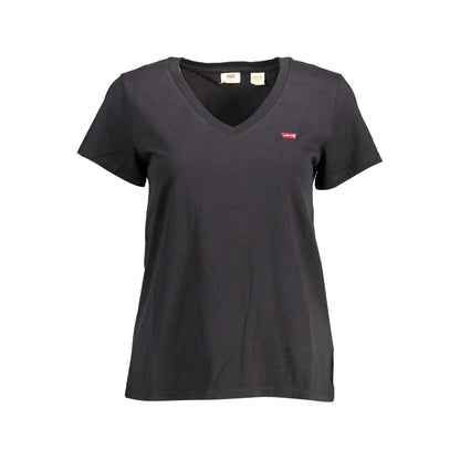  - Black Cotton Women Top