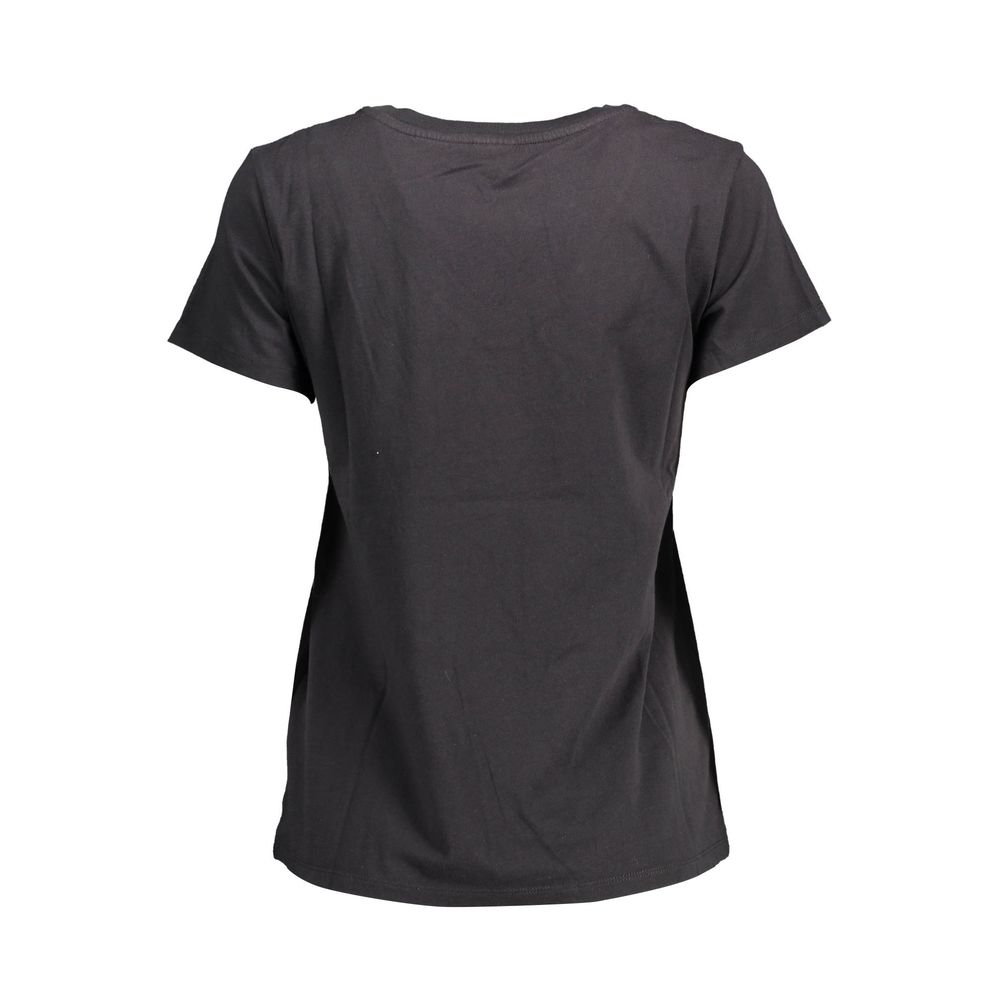  - Black Cotton Women Top