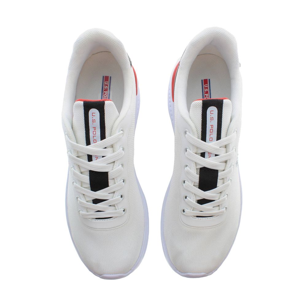  - White Polyester Men Sneaker